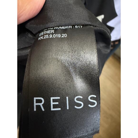 Reiss Esther Wool Straight Tailored Pants Classic Casual Wardrobe Sz 8 - Picture 10 of 11